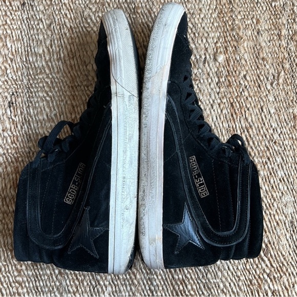 Golden Goose black suede Slide high-tops - euro size 45 - good used condition - Picture 5 of 16